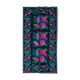 Handwoven Romanian rug with colorful bohemian floral design 294x146cm