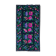 Handwoven Romanian rug with colorful bohemian floral design 294x146cm