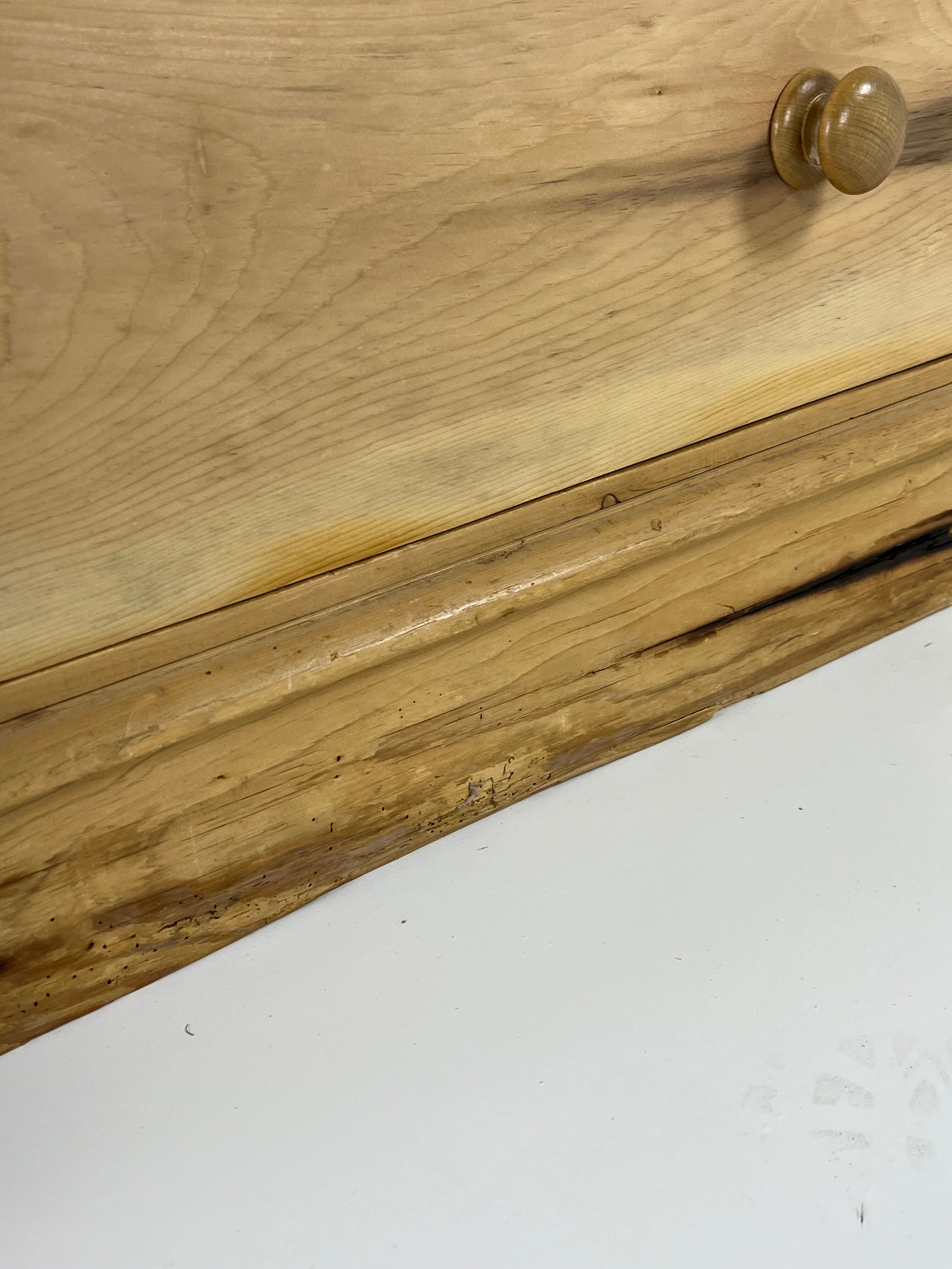 English chest of drawers pine wood