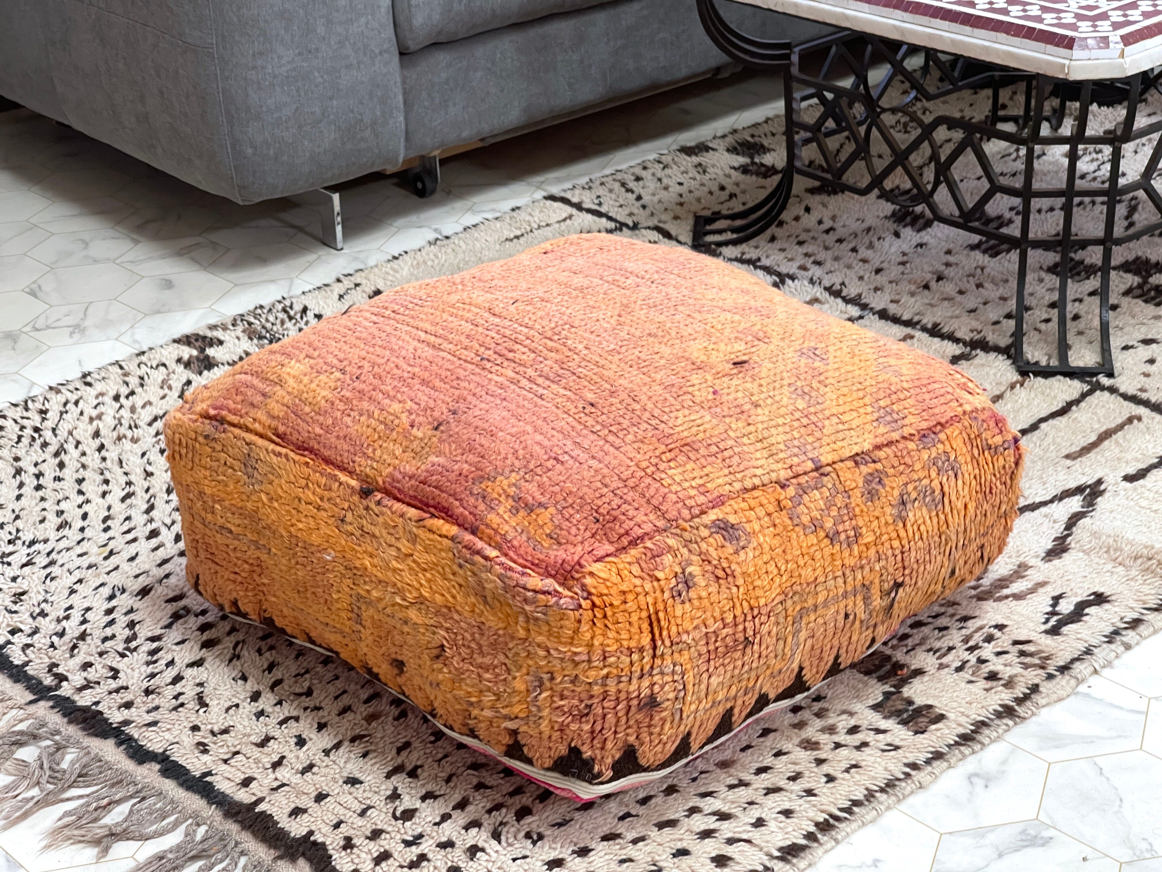 Moroccan Kilim Pouf