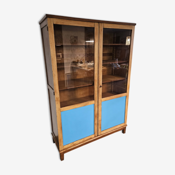 Old administration cabinet/showcase 1950 in wood