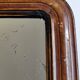 Miroir à poser vintage de style louis philippe 37 cm x 32 cm