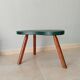 Vintage coffee table solid oak bean 60s /70
