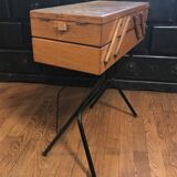 Vintage sewing worker