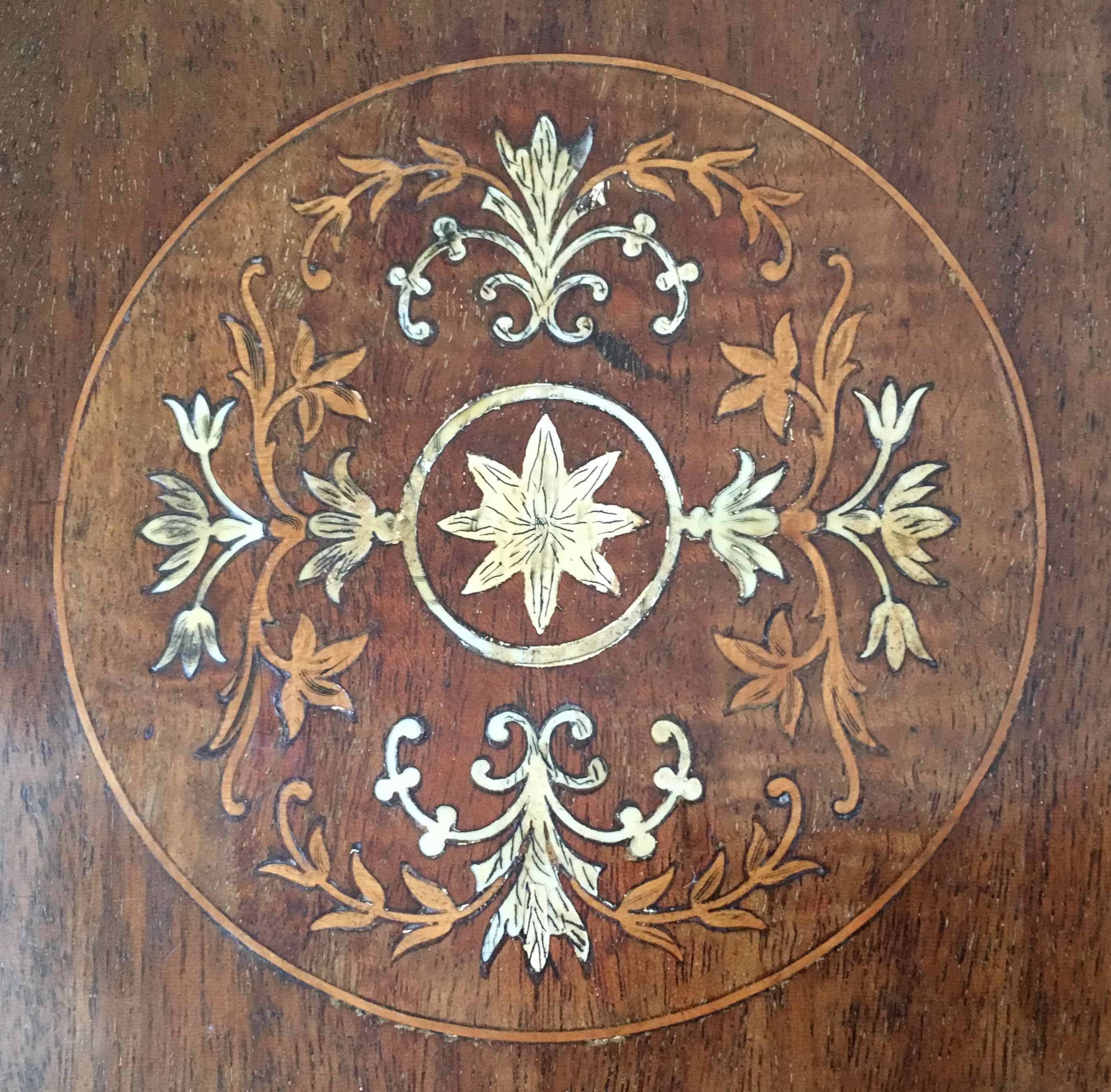 Art Deco marquetry tea table 1930
