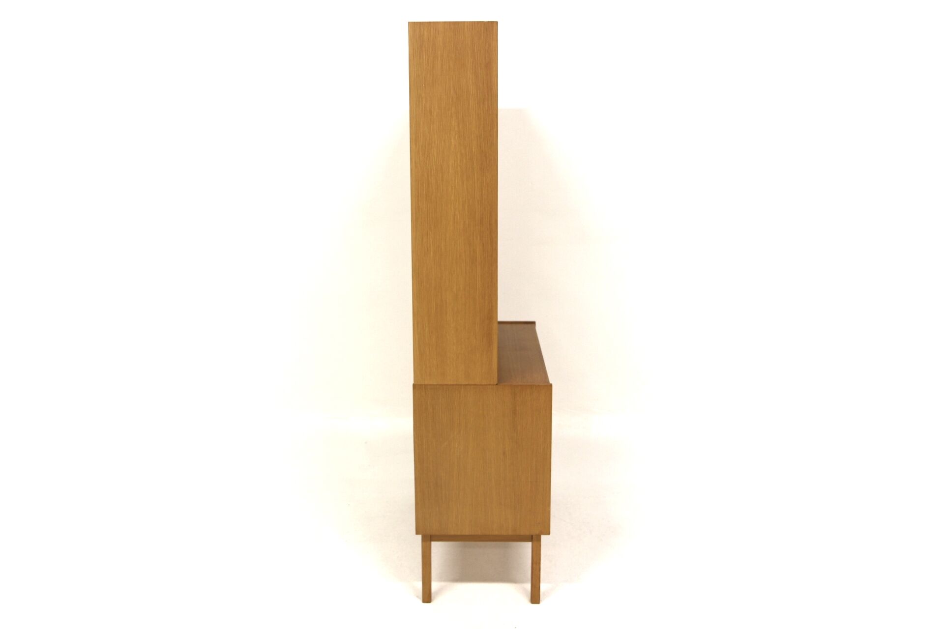 Commode-bibliothèque scandinave en chêne, Suède, 1960