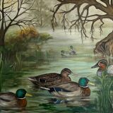 Tableau canards en automne