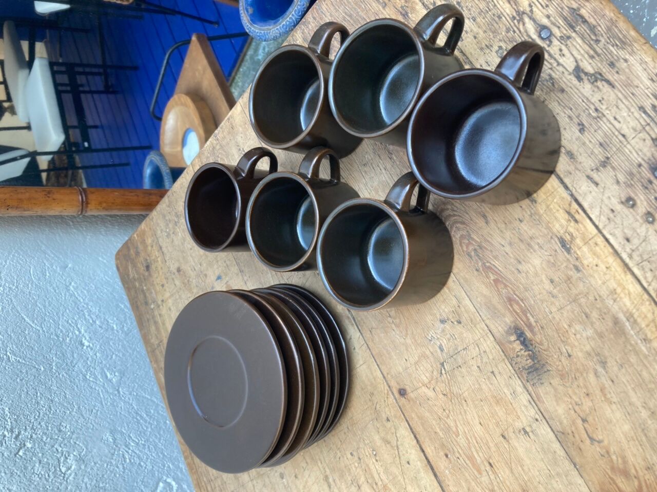 Rosenthal service in brown porcelain