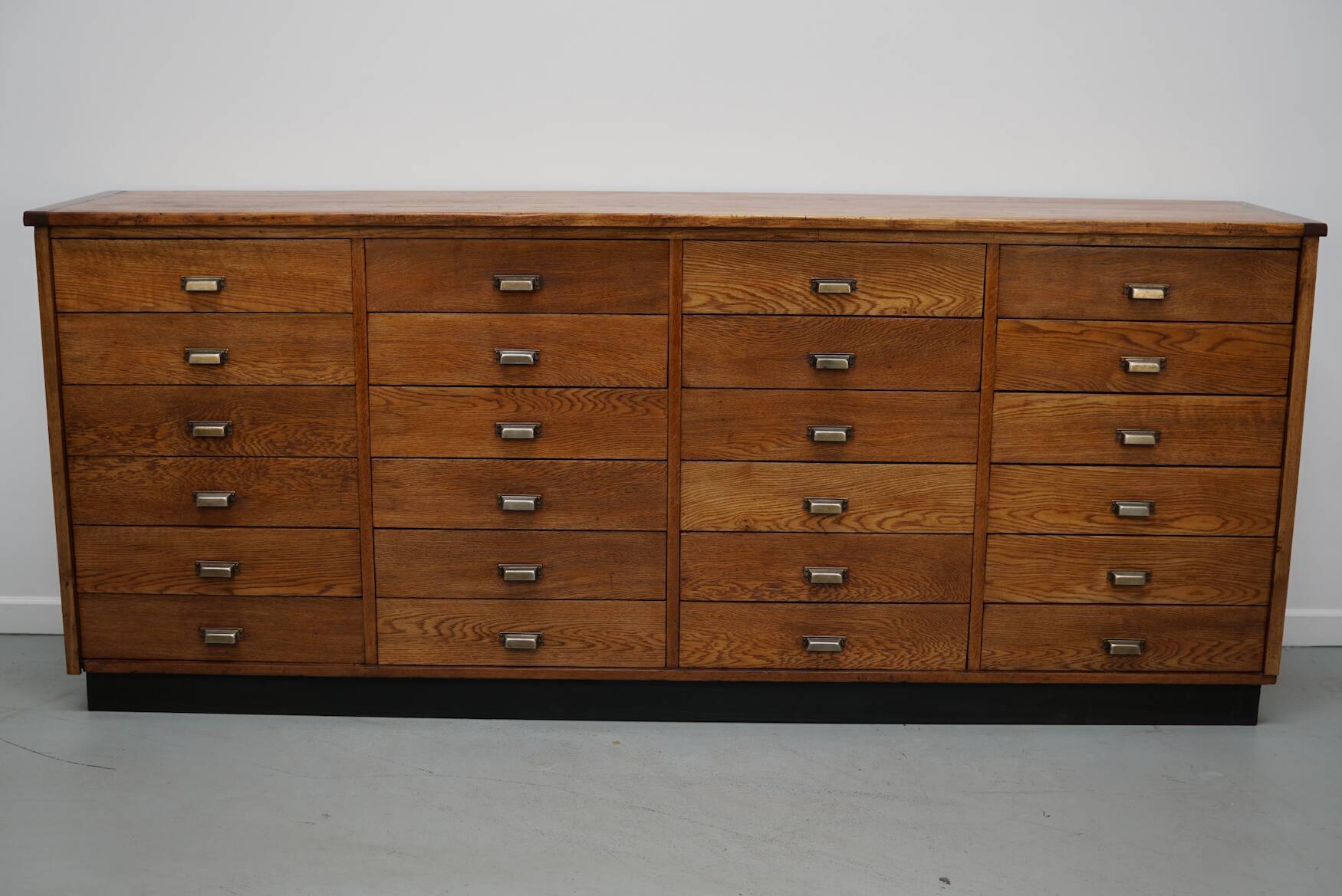 Dutch Oak Apothecary / Filing Cabinet or Sideboard, 1950s