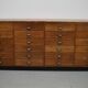 Dutch Oak Apothecary / Filing Cabinet or Sideboard, 1950s