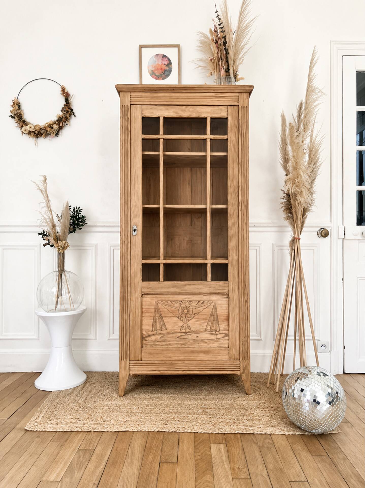 Armoire vitrée art déco