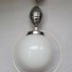 Vintage 1950s opaline globe pendant lamp