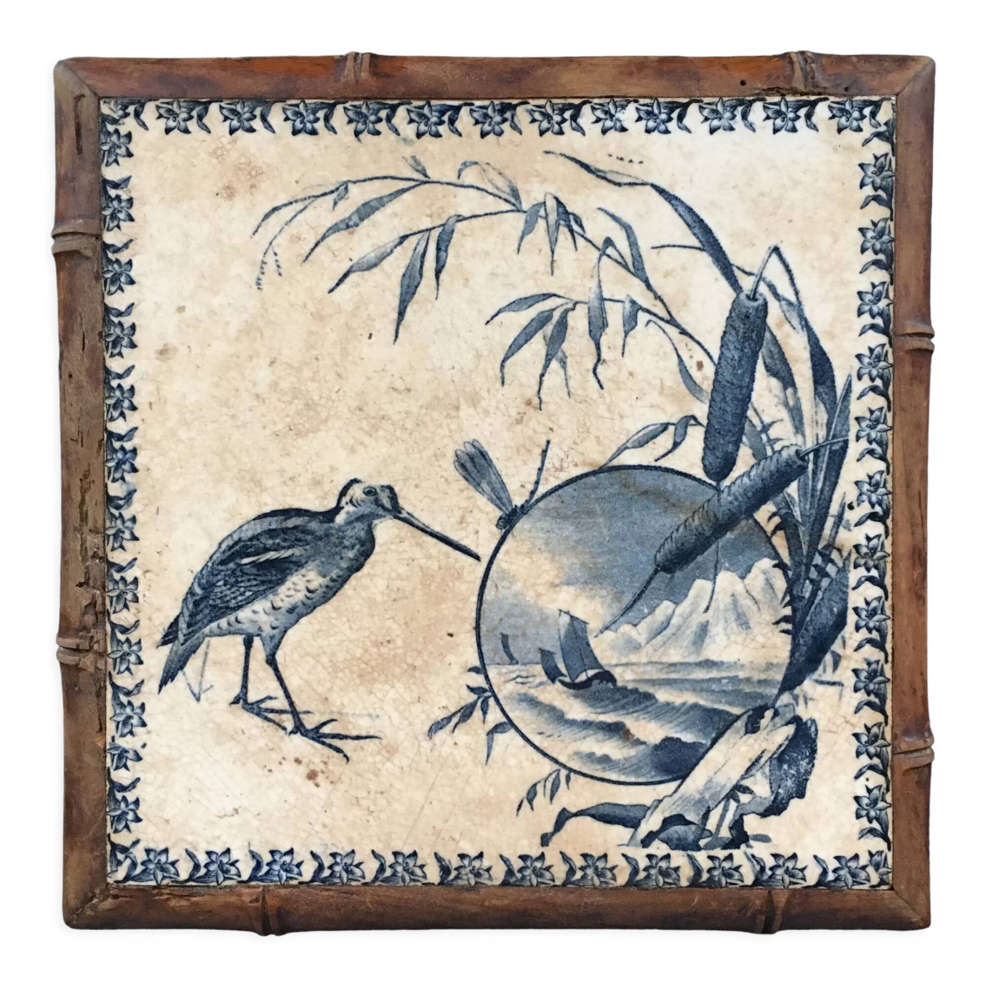 Antique ceramic trivet