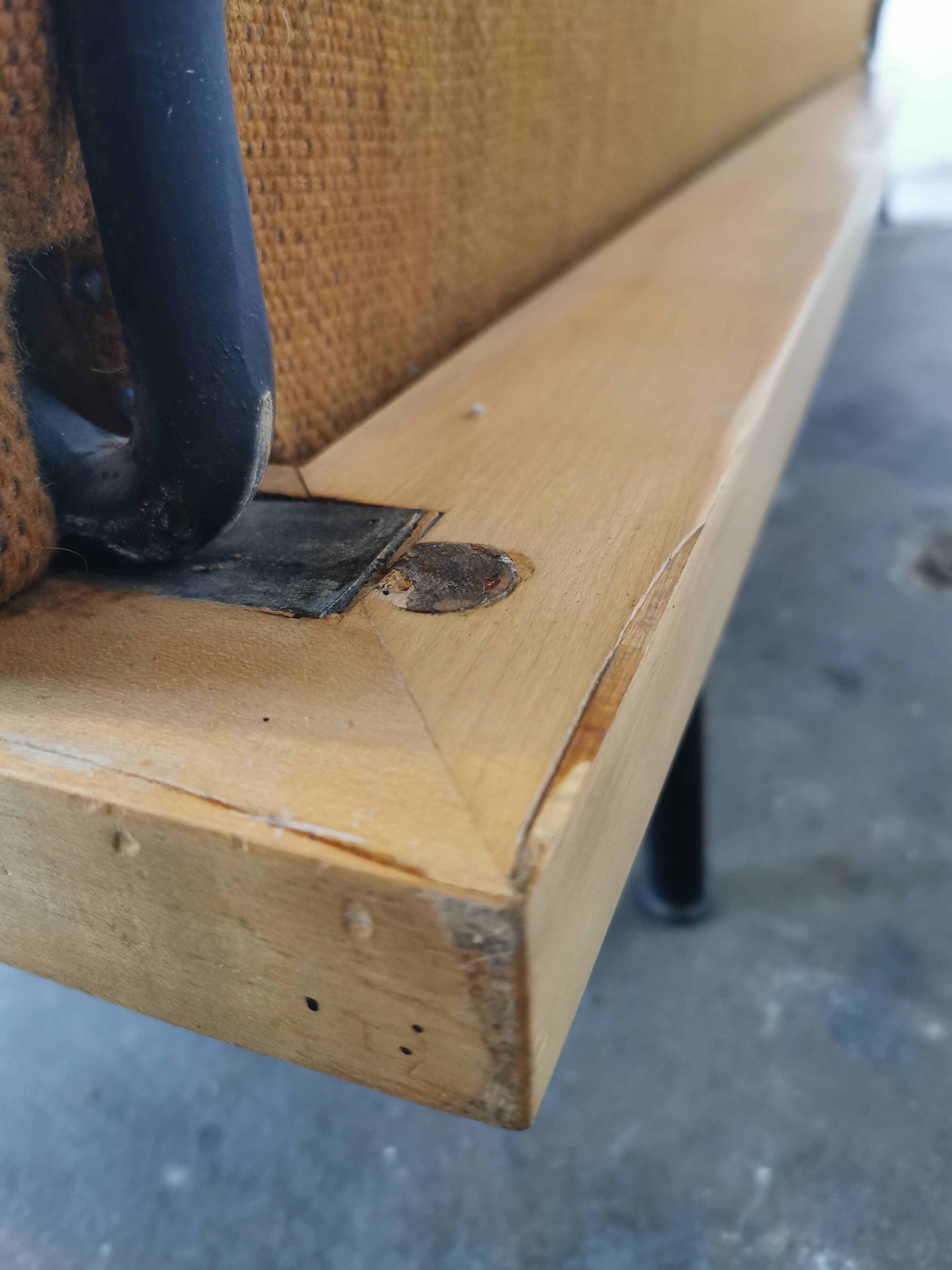 Bench, daybed from the 50s, by Joseph Pentenrieder