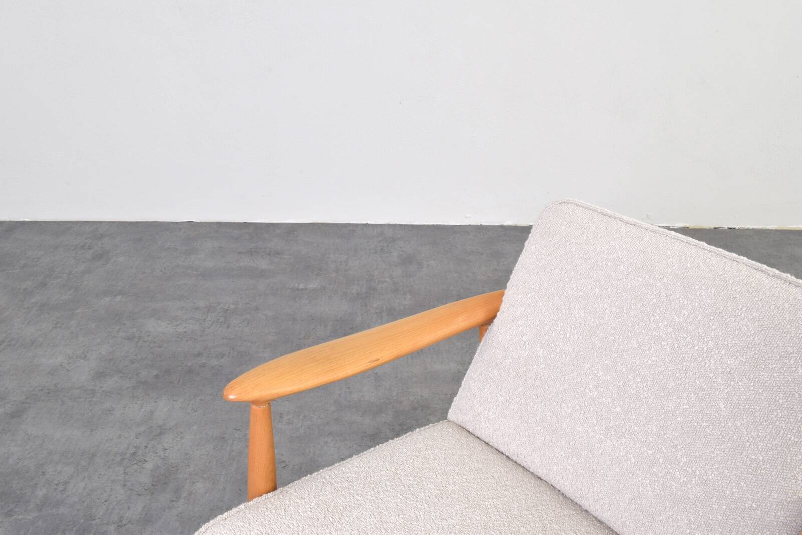 Mid-Century lounge chairs by J. Kędziorek, 1960s, set of 2.