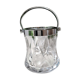 Ice bucket in crystal stylish design. Bayel crystal. Braces/diamond patterns