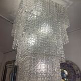 Murano glass chandelier  1970