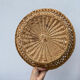 Rattan basket or vintage wicker braided or basket
