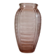 Art Deco pink moulded vase