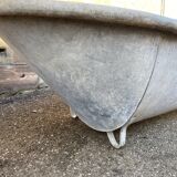 Vintage galvanized bathtub 300 liters