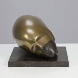 Sculpture Masked Face by Jos van Vreeswijk