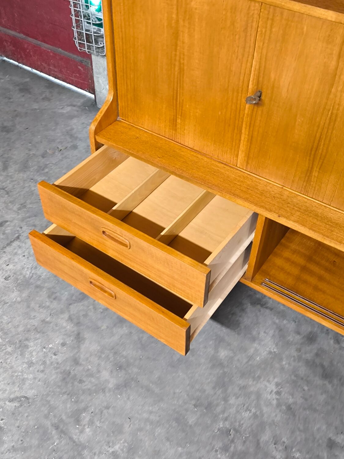 Vintage Scandinavian teak enfilade from the 1960s by Samcom.