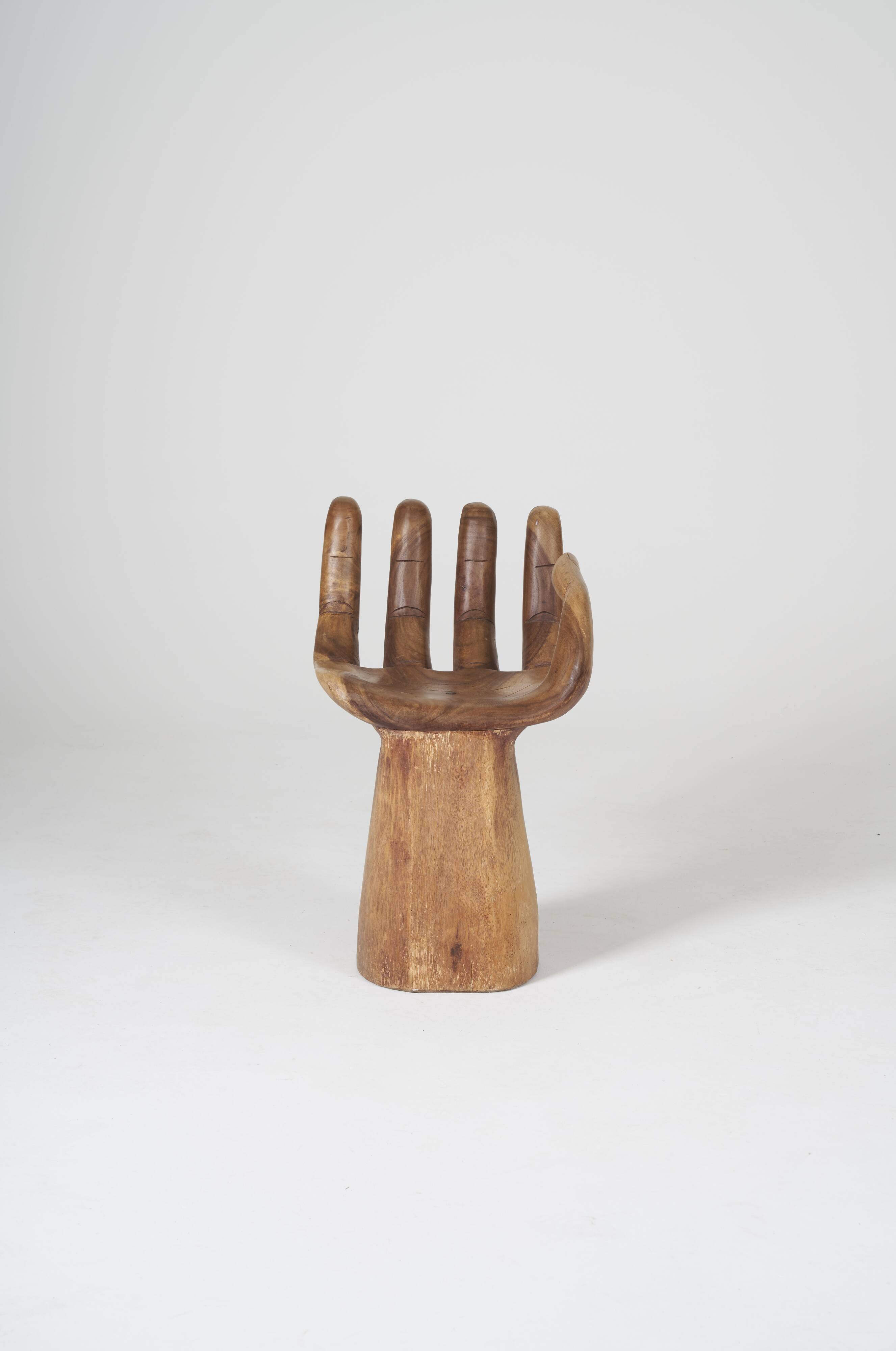 Solid wood hand chair