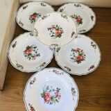 6 vintage ARCOPAL soup plates