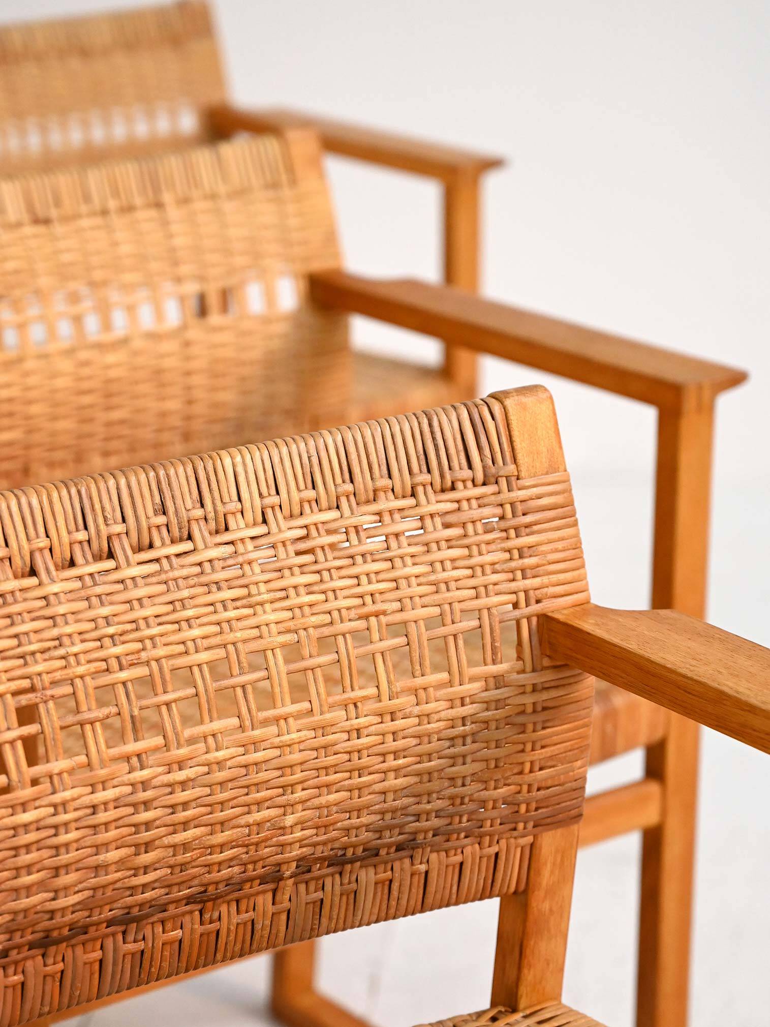 “BM62” Chairs by Børge Mogensen Lauritsen 1950s