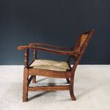 Arts & Crafts Handcrafted Low Lounge Armchairs, Belgium, 1920s, Set of 2