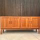 Buffet scandinave en teck massif, Danemark années 1960