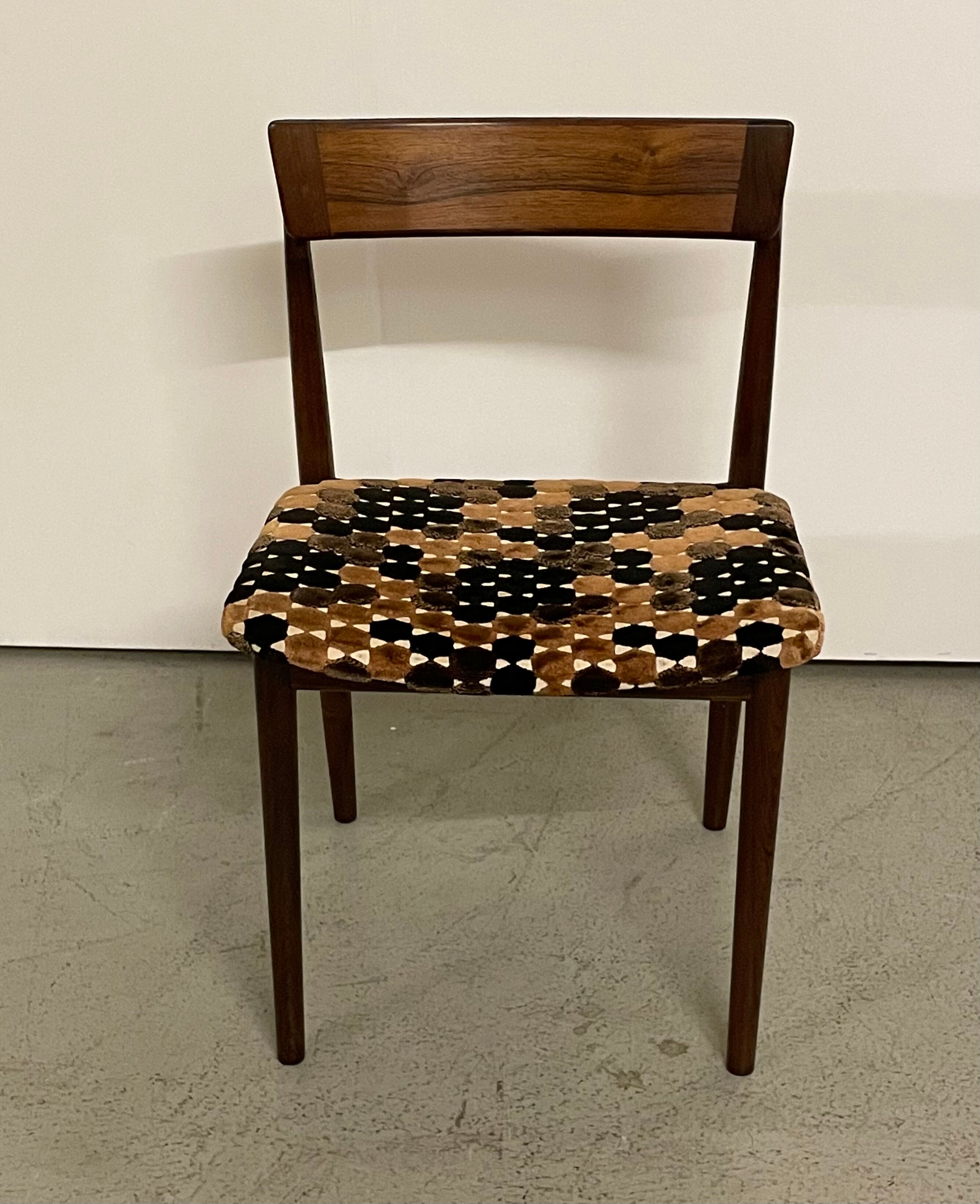 4 chaises en palissandre danoises par Hans Rosengren