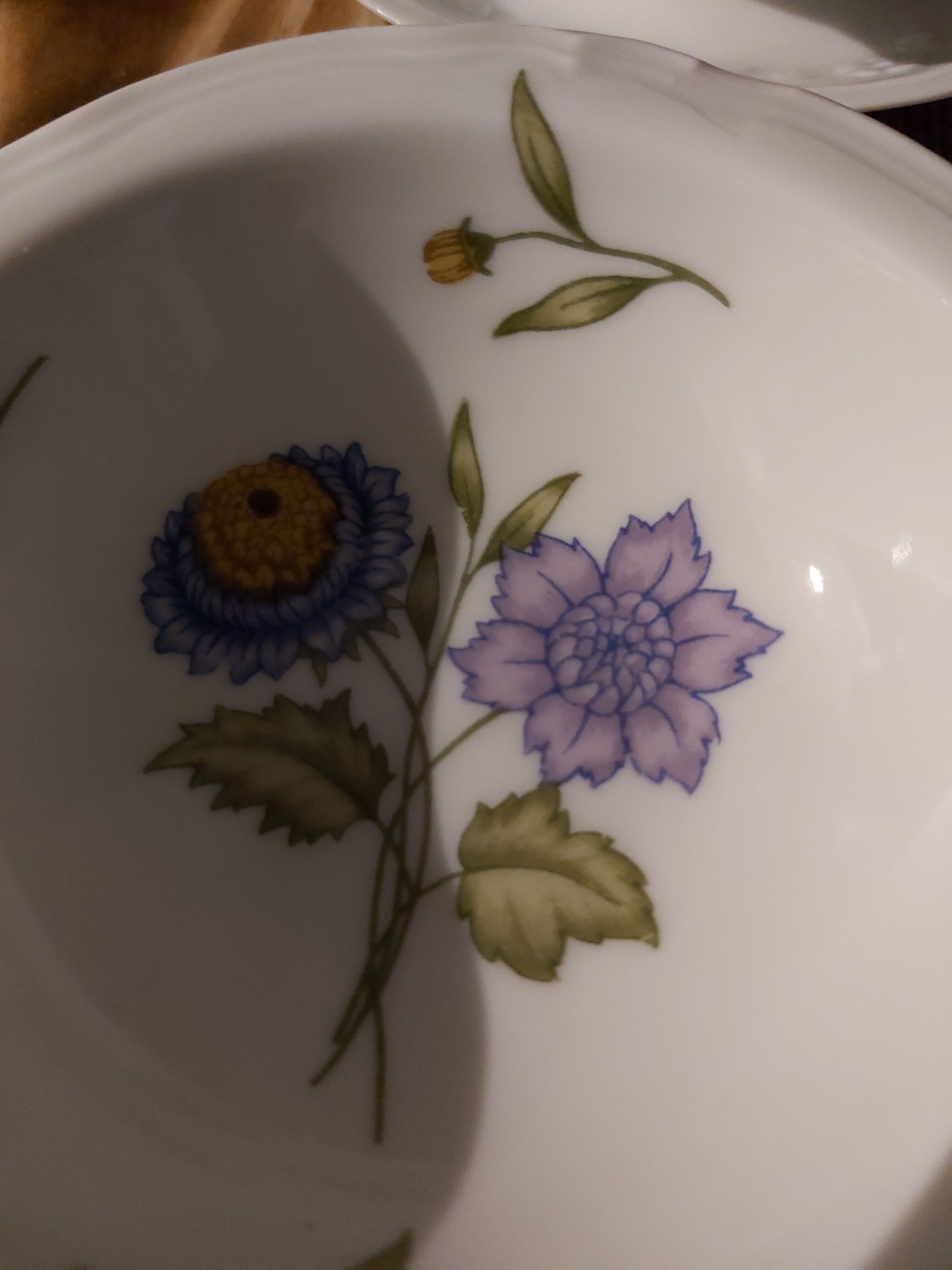3 Limoges porcelain cups