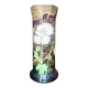 Art Nouveau vase, enamelled and gilded glass with floral decoration – Legras style