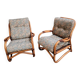 Paire de fauteuil en rotin vintage