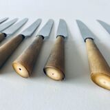 Set of 10 antique knives