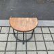 Paire de tables  chêne et fer forge des années 30, Art déco