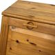 Vintage pine secretaire workstation desk, 1980s design