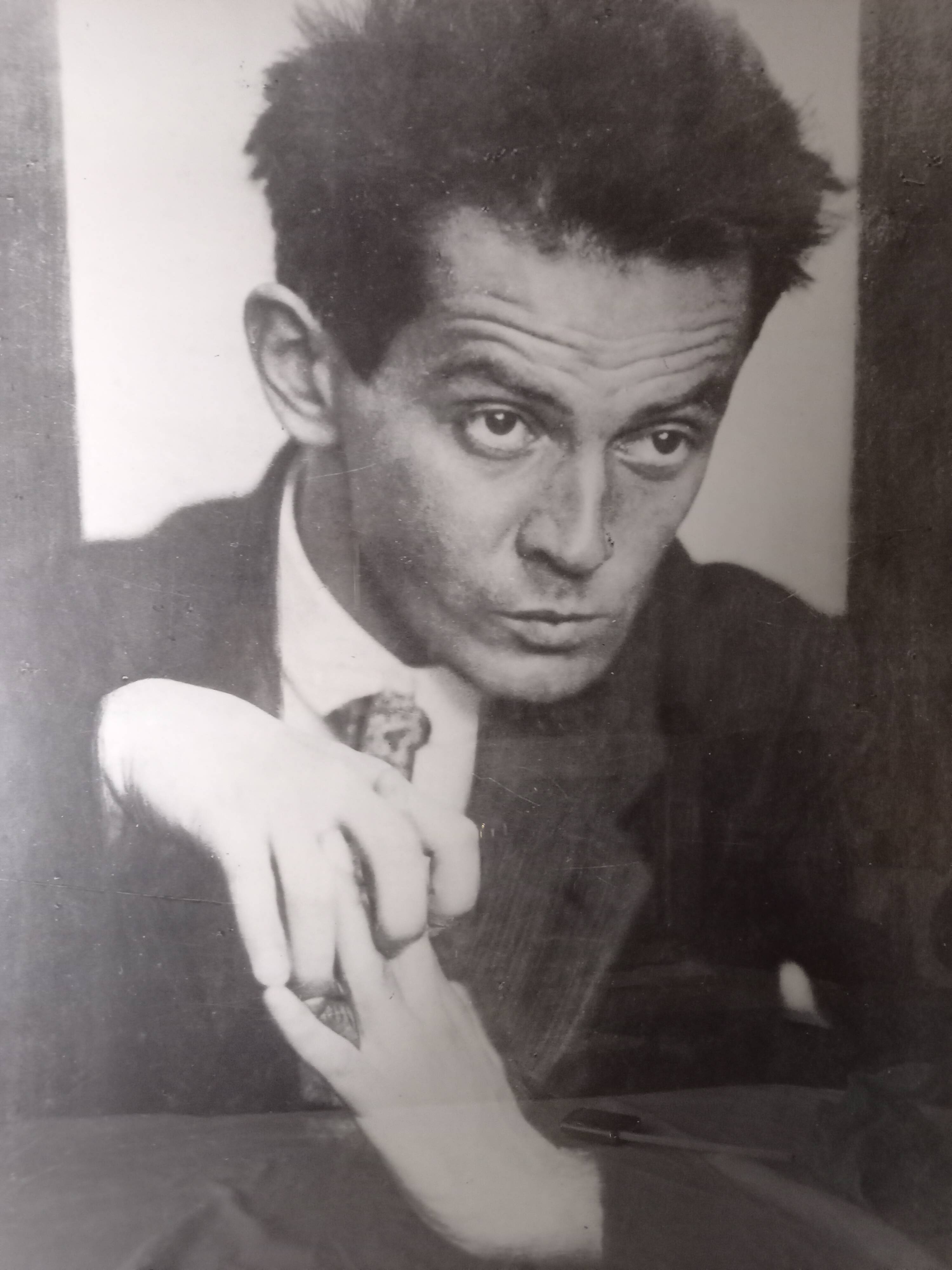 Portrait of Egon Shiele, 1914, photo by Anton-Josef Trcka, framed poster