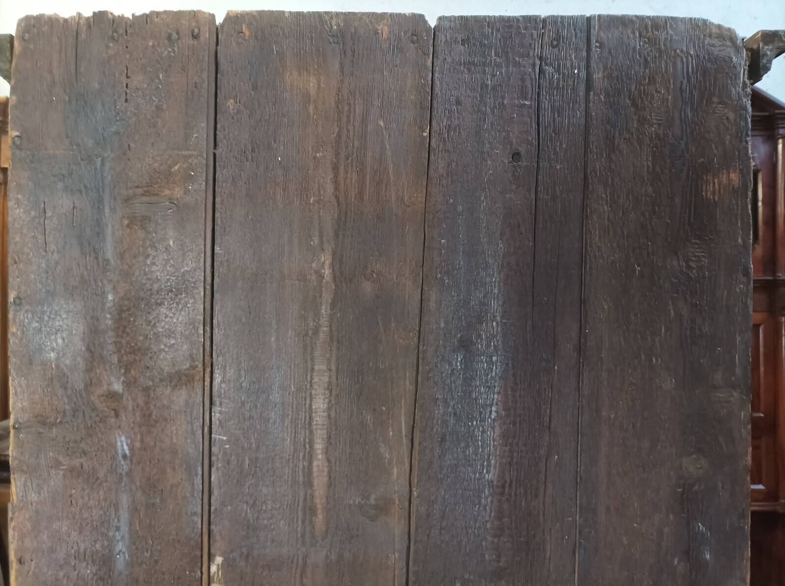 Standing man Louis XIII in oak 19th century