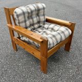 70s brutalist armchair