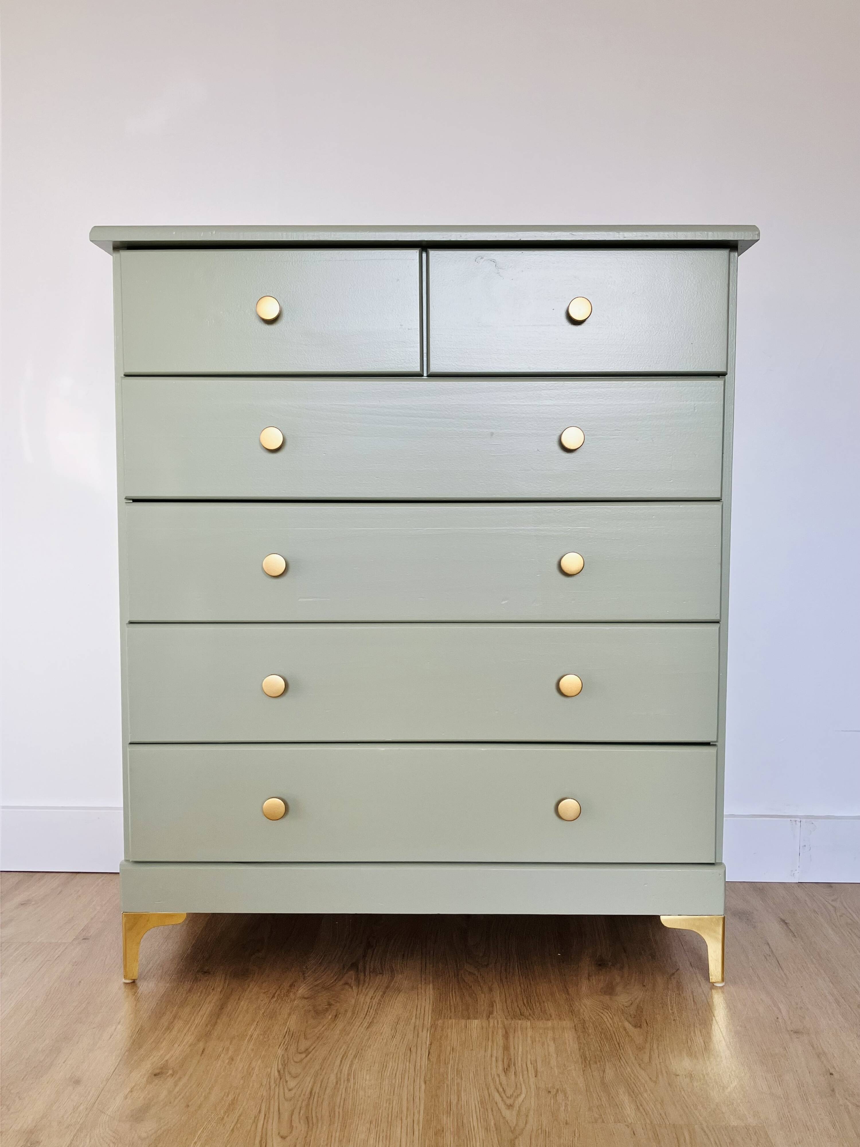 6-drawer chest in solid pine