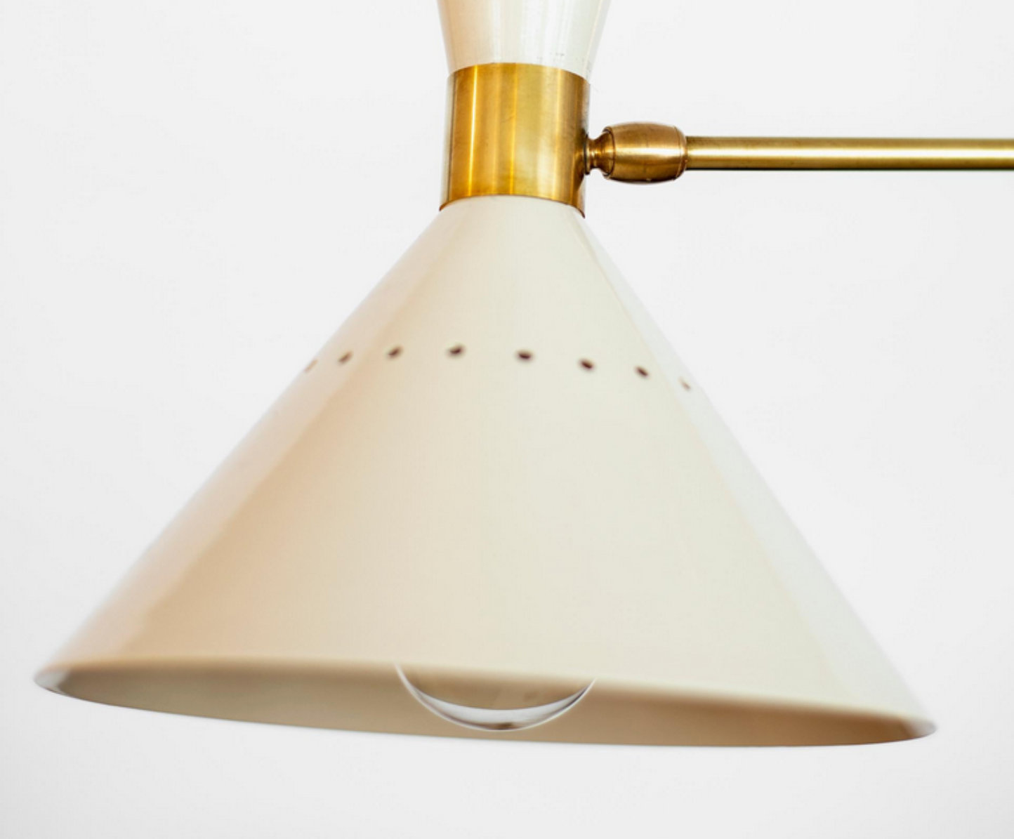 Lustre asymétrique sputnik blanc
