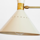 Asymmetrical white Sputnik chandelier