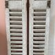 Set of 2 large old louvered shutters