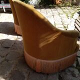 Pair of toad armchairs