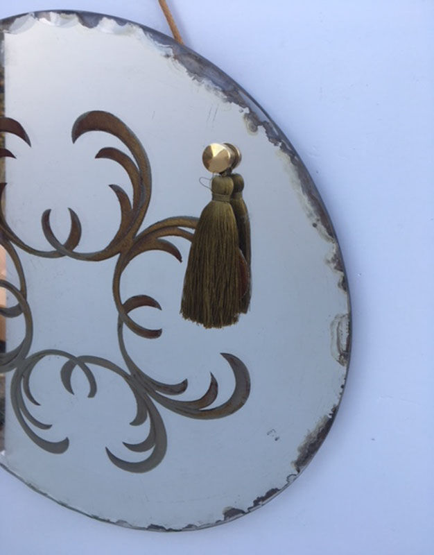 Beveled mirror 35x35cm