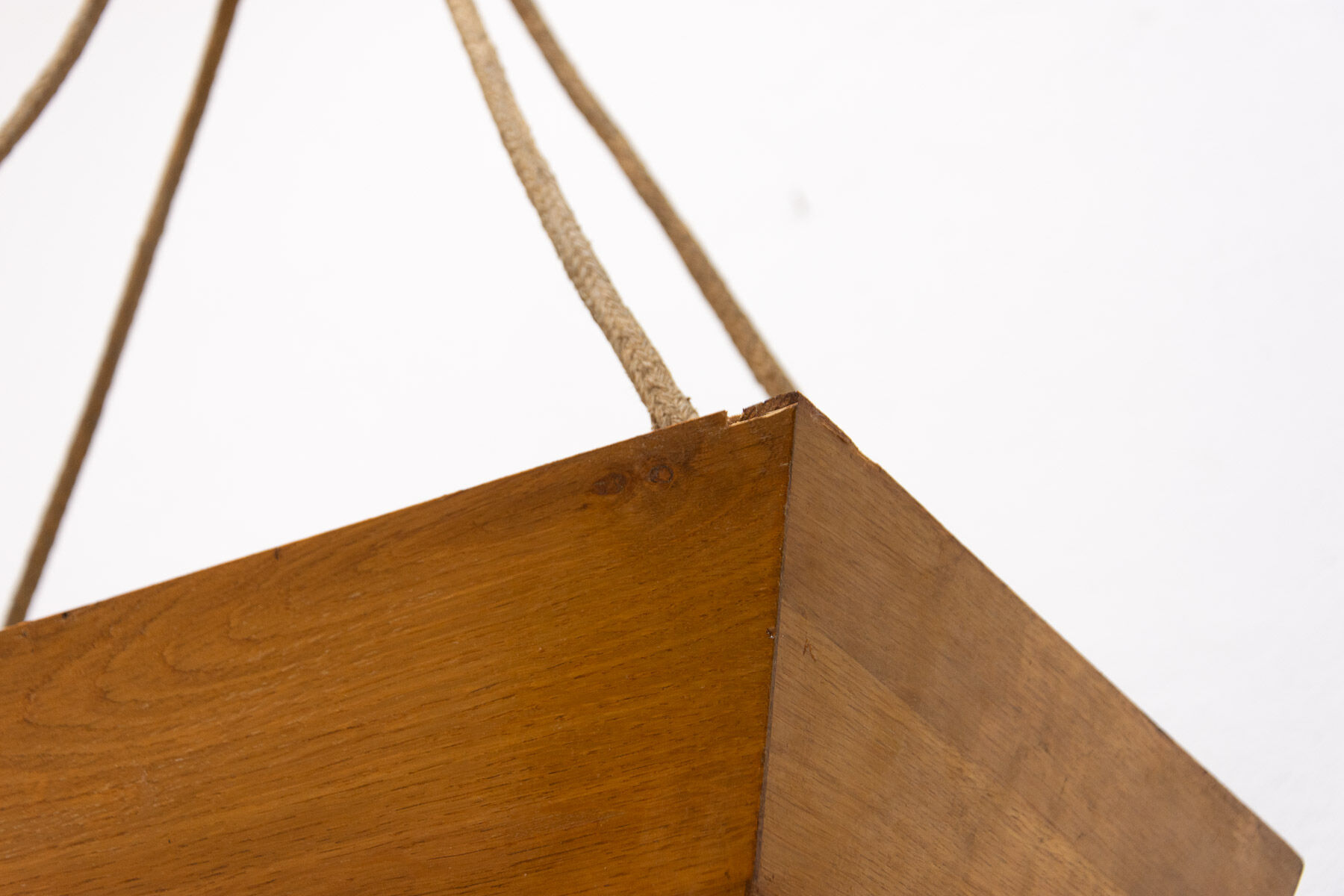 Suspension en bois par Krásná Jizba, années 1950, Tchécoslovaquie