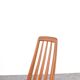 Teak & Wool Eva Dining Chairs by Niels Koefoed for Koefoed Hornslet, 1960s,