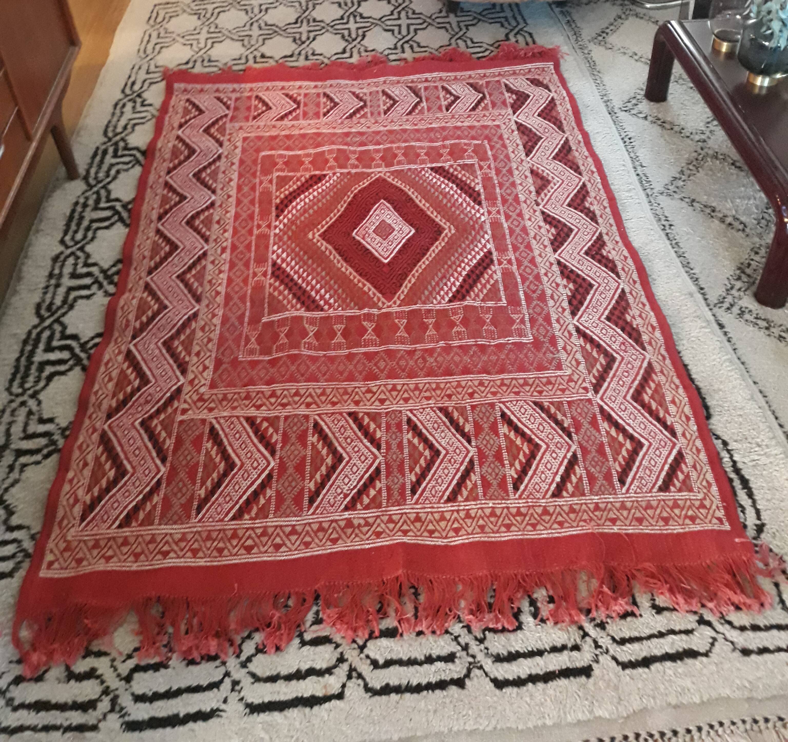 Berber Kilim in wool 220x150cm